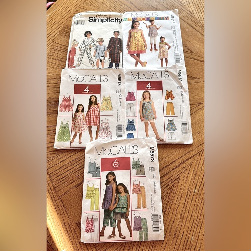 Vintage kids cloths Sewing Patterns